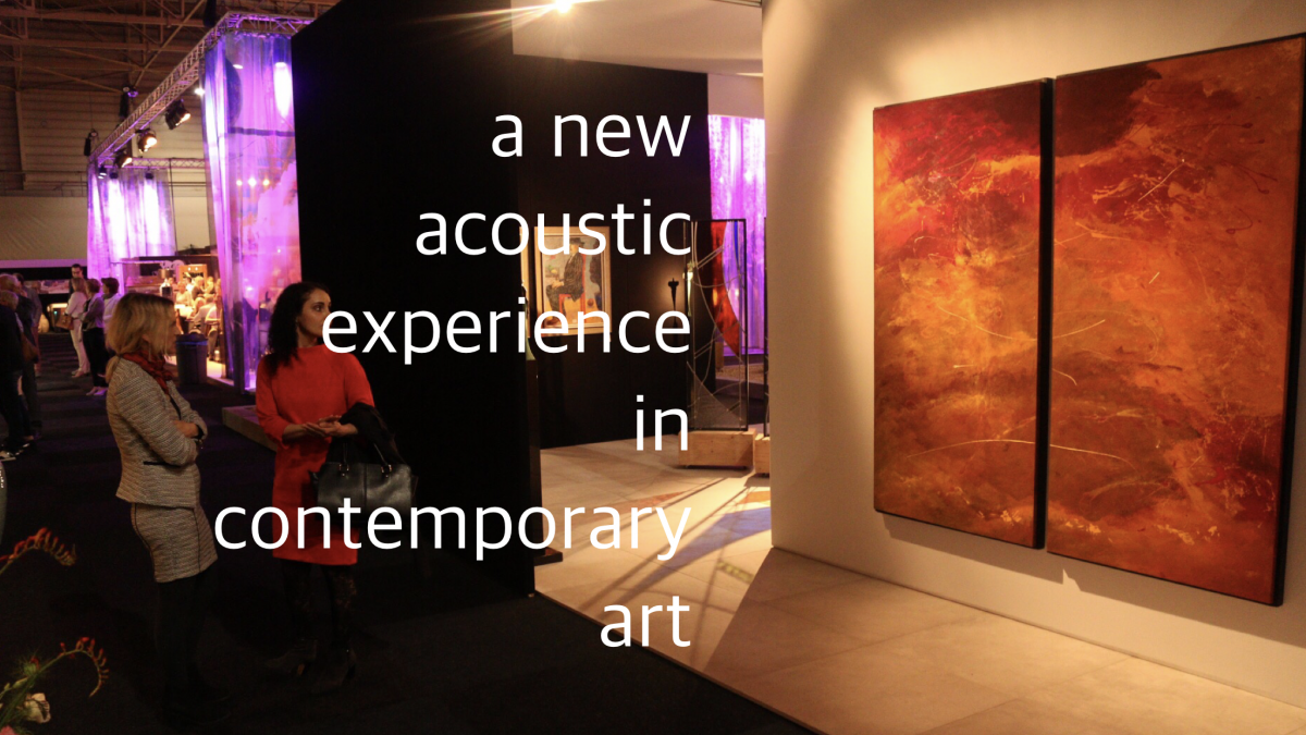 A new acoustic experiment in contemporary art